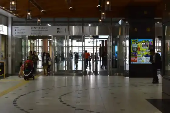 大分駅の府内中央口(北口)